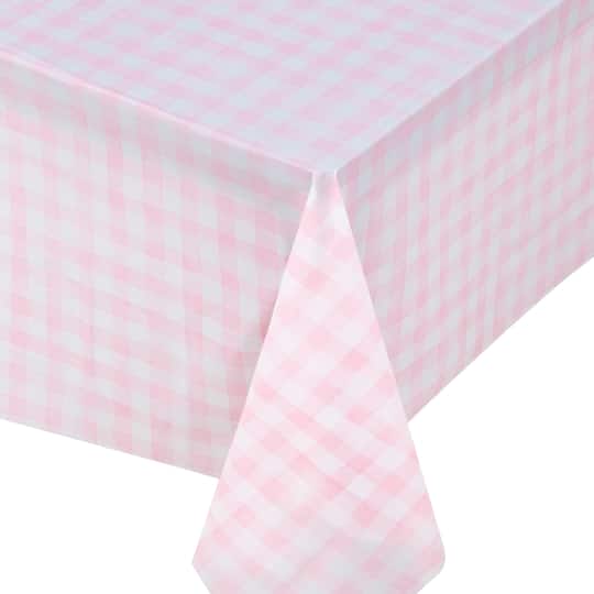 Michaels, 54" x 108" Plastic Table Cover by Celebrate It™ – Category: Table Covers & Skirts